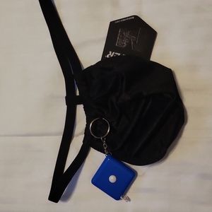 Male power thong with measuring tape